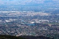 Mount Umunhum View of Almaden Valley Royalty Free Stock Photo