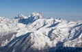 Mount Ushba from the slopes of Elbrus in the Caucasus