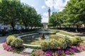 Mount Vernon Place Park in Baltimore, Maryland Royalty Free Stock Photo