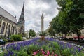 Mount Vernon Place Park in Baltimore, Maryland Royalty Free Stock Photo