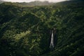 Mount Waialeale known as the wettest spot on Earth, Kauai, Hawaii