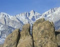 Mount Whitney, Lone Pine, California Royalty Free Stock Photo