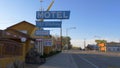 Mount Whitney Motel in the historic village of Lone Pine - LONE PINE CA, USA - MARCH 29, 2019