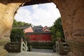Mount Wudang, China: ancient buildings Royalty Free Stock Photo