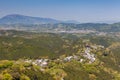 Mount Yoshino and Yoshino town at Nara prefecture