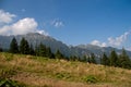 Bucsoiu mountains view from Deer Valley Royalty Free Stock Photo