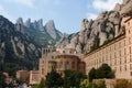 Mountain abbey of Montserrat Royalty Free Stock Photo