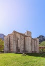 Mountain abbey of San Vittore alle Chiuse in comune of Genga, Marche, Italy