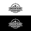 MOUNTAIN ADVENTURES VINTAGE AND RETRO VECTOR DESIGN