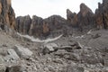 Mountain alps panorama in Brenta Dolomites, Italy Royalty Free Stock Photo