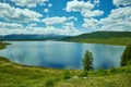 Mountain Altai , Ulagansky lake Royalty Free Stock Photo