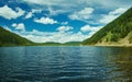 Mountain Altai , Ulagansky lake Royalty Free Stock Photo