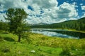 Mountain Altai , Ulagansky lake Royalty Free Stock Photo