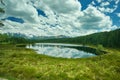 Mountain Altai , Ulagansky lake Royalty Free Stock Photo