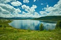 Mountain Altai , Ulagansky lake Royalty Free Stock Photo