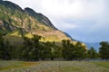 Mountain Altai. The valley of the river Chulcha