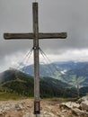 mountain austria gipfel kreuz Royalty Free Stock Photo