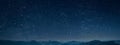 backgrounds night sky with stars and moon and clouds Royalty Free Stock Photo