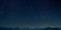 backgrounds night sky with stars and moon and clouds Royalty Free Stock Photo