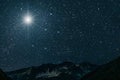 The star indicates the christmas of Jesus Christ