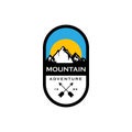 Mountain Badges Logo Design. vector illustration
