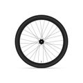 Mountain Bicycle Wheel. 3D Realistic Vector Illustration