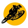 Mountain bike cycle logo