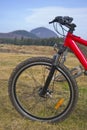 Mountain bike detail Royalty Free Stock Photo