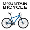 Mountain bike. Isolated object. Vector Image. Royalty Free Stock Photo