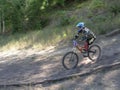 Mountain bike motion