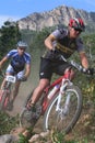 Mountain bike race Royalty Free Stock Photo