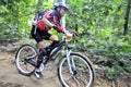 Mountain Bike Racer Royalty Free Stock Photo