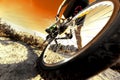 Mountain bike.Sport and healthy life Royalty Free Stock Photo