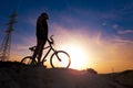 Mountain bike.Sport and healthy life Royalty Free Stock Photo
