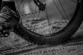 Mountain Bike Tire Royalty Free Stock Photo