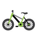 Mountain Bike transportation cartoon character side view vector illustration