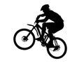 Mountain biker