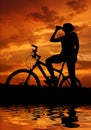 Mountain biker