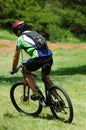 Mountain biker