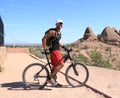 USA, AZ: Mountain Biker - Ready for Desert Rides Royalty Free Stock Photo