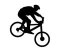 Mountain Biker Royalty Free Stock Photo