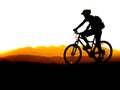 Mountain Biking Royalty Free Stock Photo