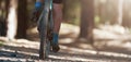 Mountain biking man riding on bike in summer mountains Royalty Free Stock Photo