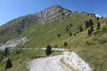 Mountain biking road around Tremalzo mountain Royalty Free Stock Photo