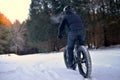 Mountain Biking in the Snow