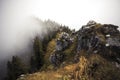 Mountain Breitenstein in autumn Royalty Free Stock Photo