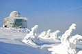 On the mountain Brocken in Harz,Germany