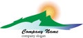 Mountain business logo