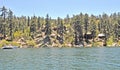 Mountain Cabins/Big Bear Lake Royalty Free Stock Photo