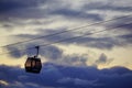 Mountain Cable Car at Idre mountin, Sweden Royalty Free Stock Photo